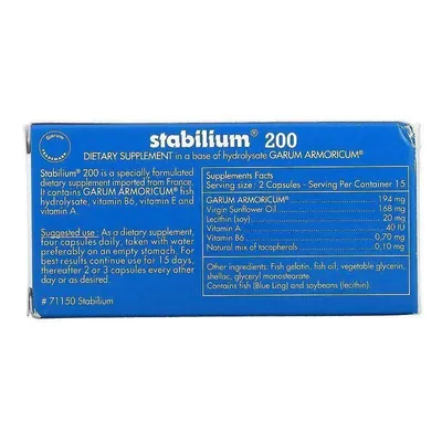 Стабіліум 200 Nutricology Stabilium, 30 капсул