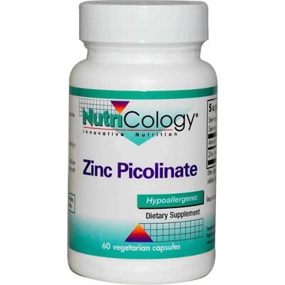 Цинк пиколинат Nutricology Zinc Picolinate, 60 капсул