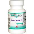 Цинк цитрат Nutricology Zinc Citrate капсулы по 25 мг №60