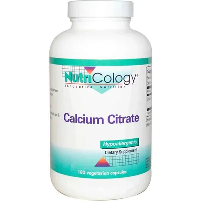 Кальцію цитрат Nutricology Calcium Citrate, 180 капсул