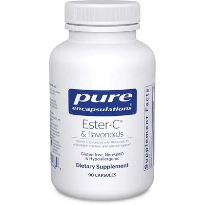 Ester-C та флавоноїди Pure Encapsulations Ester-C & flavonoids, 90 капсул