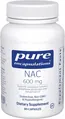 N-ацетилцистеїн Pure Encapsulations NAC 600 мг, 90 капсул