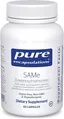 S-аденозилметионин Pure Encapsulations SAMe (S-Adenosylmethionine), 60 капсул