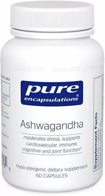 Ашваганда Pure Encapsulations Ashwagandha, 60 капсул