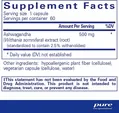 Ашваганда Pure Encapsulations Ashwagandha, 60 капсул