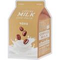 Маска тканинна для обличчя A'pieu Milk One-Pack Coffee з екстрактом кави, 21 мл