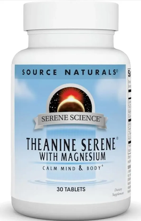 Теанін Source Naturals Theanine Serene, 30 таблеток