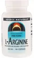L-аргінін Source Naturals L-Arginine 500 мг, 100 капсул