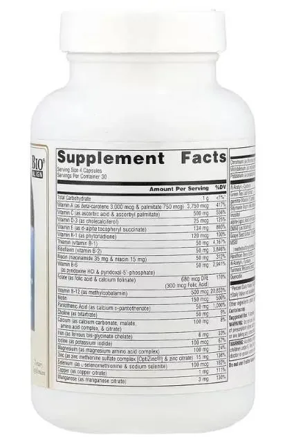 Мультикомплекс для підтримки енергії Source Naturals Life Force Multiple, 120 капсул