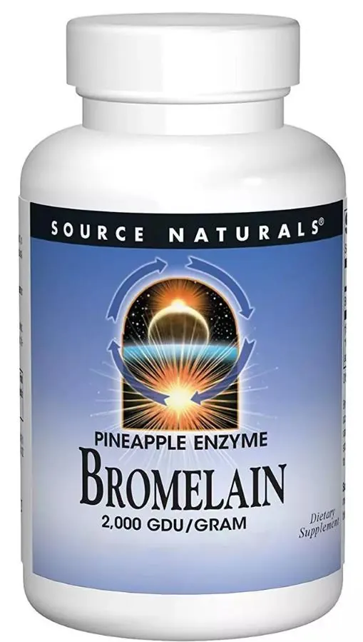 Бромелайн Source Naturals Bromelain 2000 GDU, 60 таблеток