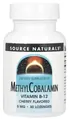 Вітамін В12 (метилкобаламін) Source Naturals MethylCobalamin 5 мг вишня, 30 таблеток