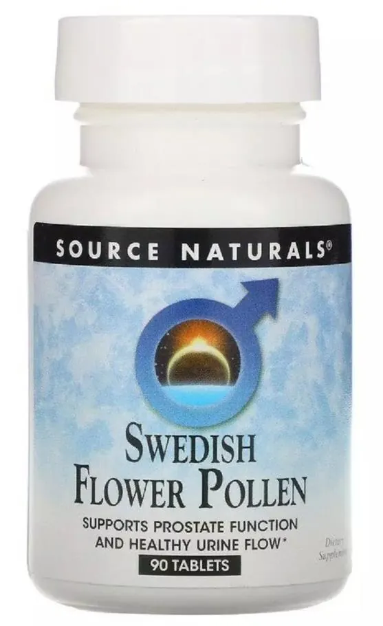 Шведський квітковий пилок Source Naturals Swedish Flower Pollen, 90 таблеток