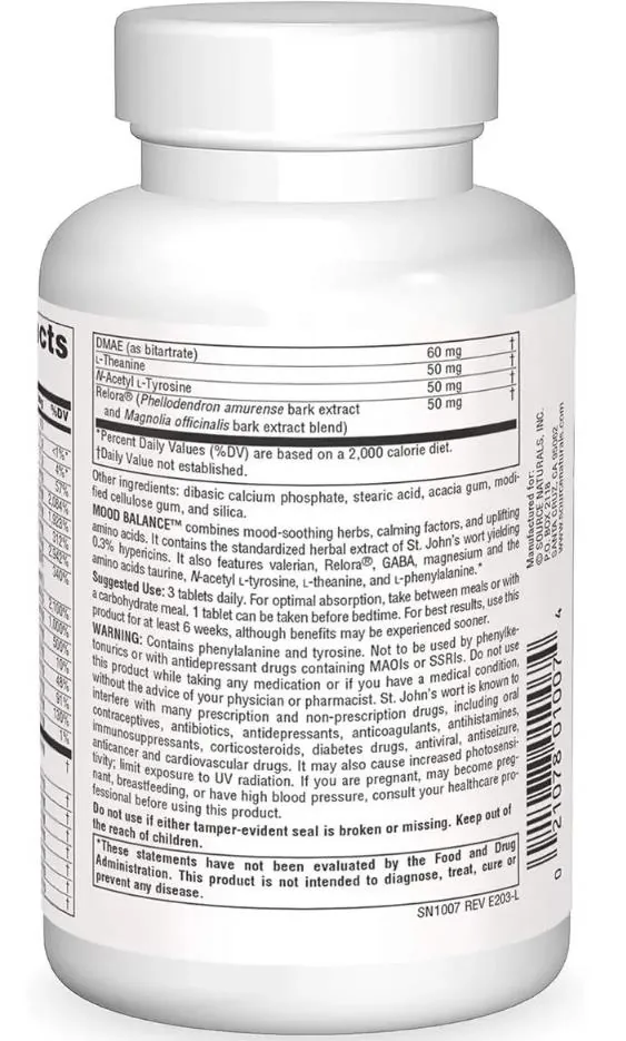 Баланс настрою Source Naturals Eternal Woman Mood Balance, 90 таблеток