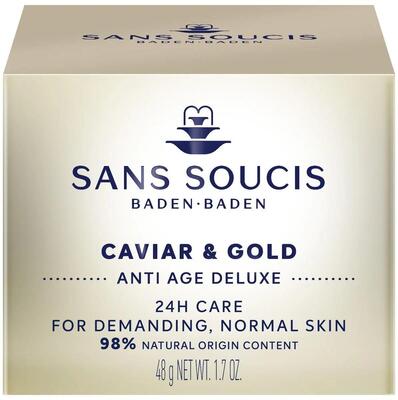 Крем-уход Sans Soucis Caviar & Gold 24-ч антивозрастной для нормальной кожи, 50 мл