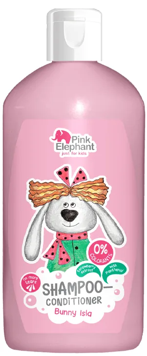 Шампунь-кондиціонер Pink Elephant Bunny Isla Зайка Ісла дитячий, 250 мл