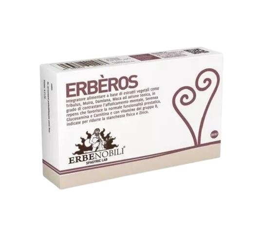 Растительный комплекс Erbenobili Erberos для повышения потенции, 30 таблеток