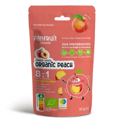 Персик сублімований Panfruit слайси, 20 г