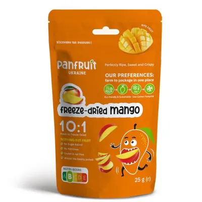 Манго сублімоване Panfruit слайси, 25 г