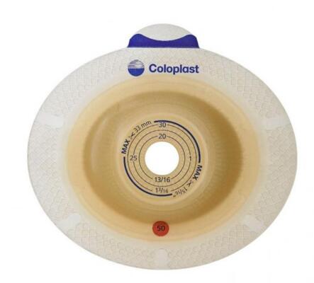 Пластина Coloplast 11015 SenSura Click Xpro Конвекс Лайт стомическая для двухкомпонентного калоприемника, фланец 40 мм, отверстие 15-23 мм, 5 штук