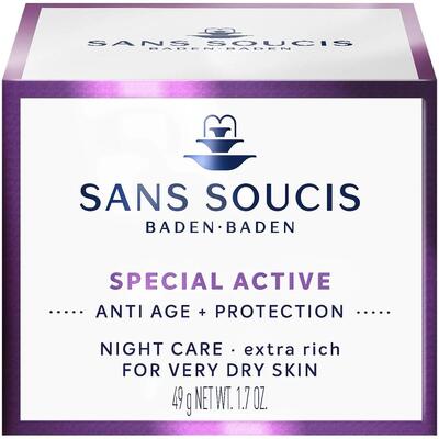 Крем-догляд Sans Soucis Special Active нічний насичений для дуже сухої шкіри, 50 мл