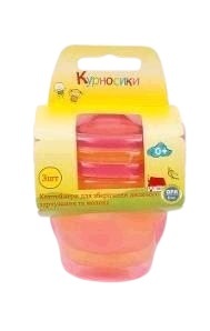 Контейнер Курносики 7050 для хранения детского питания и молока, 3 шт