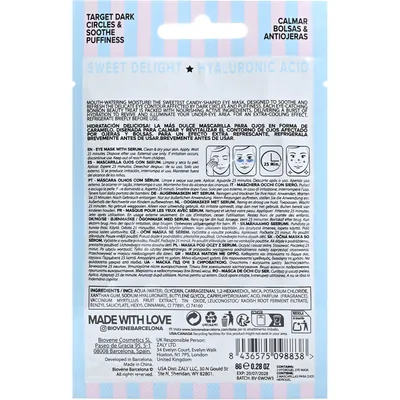 Патчі під очі Biovene Sweet Delight для інтенсивного зволоження, 1 пара