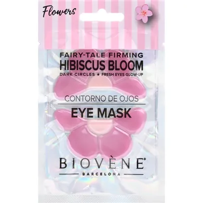 Патчі під очі Biovene Hibiscus Bloom для пружності, 1 пара