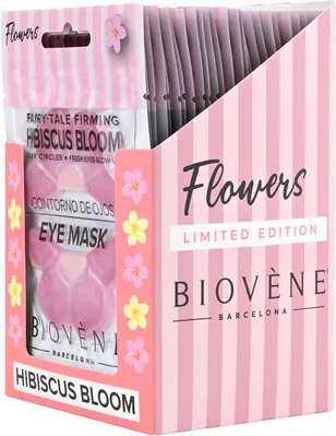 Патчі під очі Biovene Hibiscus Bloom для пружності, 1 пара