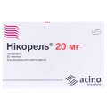 Нікорель таблетки по 20 мг №60 (10х6)