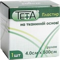 Пластир медичний Teta на тканинній основі, котушка, 4 х 500 см, 1 штука
