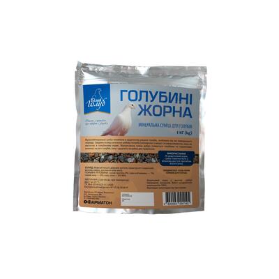 Голубиные жернова минеральная смесь для голубей, пакет 1 кг