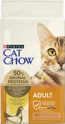 Корм сухий для кішок Purina Cat Chow Adult з куркою, 15 кг