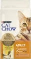 Корм сухой для кошек Purina Cat Chow Adult с курицей, 15 кг