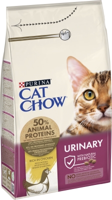 Корм сухой для кошек Purina Cat Chow Urinary Tract Health с курицей, 1,5 кг
