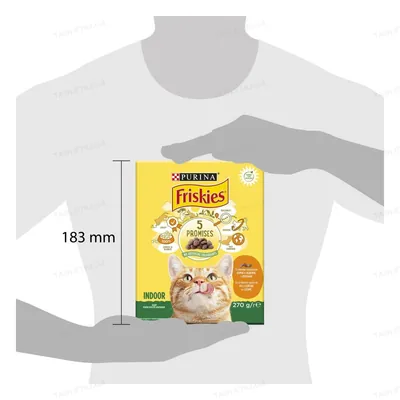 Корм сухий для кішок Purina Friskies Indoor Cat, 270 г