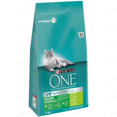 Корм сухий для кішок Purina One Indoor Formula Cat Turkey, 1,5 кг