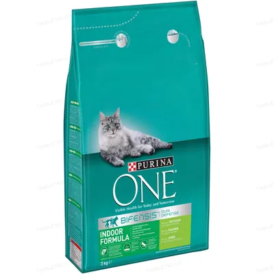 Корм сухий для кішок Purina One Indoor Formula Cat Turkey, 3 кг