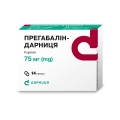 Прегабалин-Дарница капсулы по 75 мг №14 (7х2)