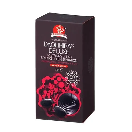 Преметабіотик Dr. Ohhira Deluxe 5-річної ферментації ОМ-Х капсули №60