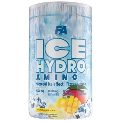 Амінокислоти Fitness Authority Ice Hydro Amino заморожений манго та лимон, 480 г