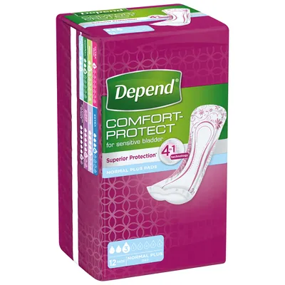 Прокладки урологічні Depend Normal Plus, 12 штук