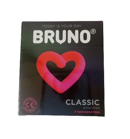 Презервативы Bruno Classic, 3 штуки
