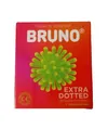 Презервативи Bruno Extra Dotted зі збільшеними пухирцями, 3 штуки