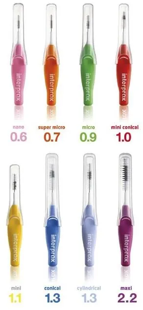 Міжзубні щітки Dentaid Interprox 4G Maxi, 2,2 мм, 6 шт