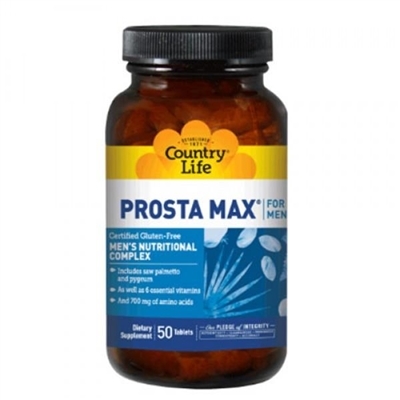 Витаминно-минеральный комплекс Country Life Prosta Max для мужчин таблетки №50