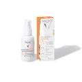 Флюїд сонцезахисний Vichy Capital Soleil UV-Age Daily SPF 50+ проти ознак фотостаріння шкіри обличчя з універсальним тонуючим пігментом, 40 мл