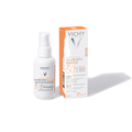 Флюид солнцезащитный Vichy Capital Soleil UV-Age Daily SPF 50+ против признаков фотостарения кожи лица с универсальным тонирующим пигментом, 40 мл