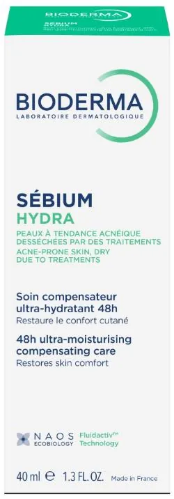 Крем для обличчя Bioderma Sebium Hydra зволожуючий для проблемної шкіри, 40 мл