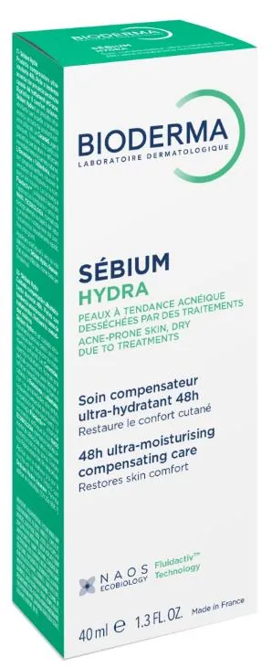 Крем для обличчя Bioderma Sebium Hydra зволожуючий для проблемної шкіри, 40 мл