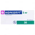 Норколут таблетки по 5 мг №20 (10х2)